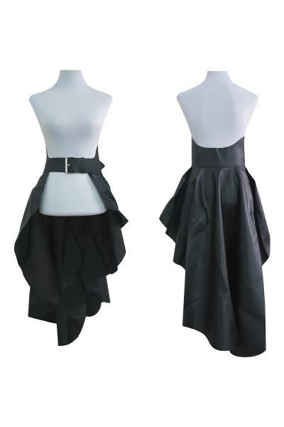 FAUX LEATHER SKIRT BELT