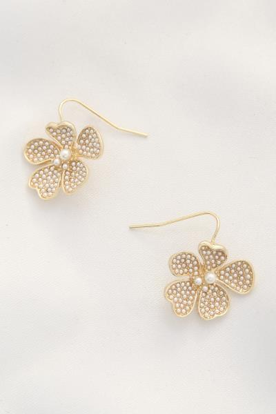 FLOWER DANGLE EARRING