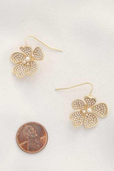FLOWER DANGLE EARRING