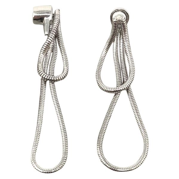 DOUBLE LOOP METAL EARRING