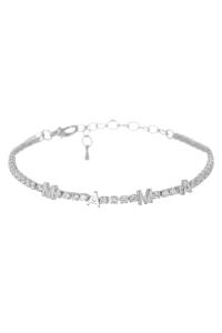 MAMA CUBIC ZIRCONIA TENNIS BRACELET