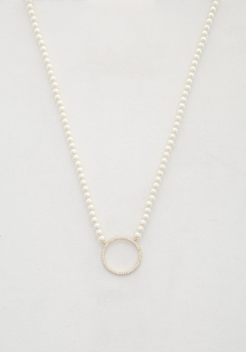 ROUND PEARL BEAD NECKLACE