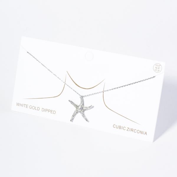 STARFISH PENDANT NECKLACE