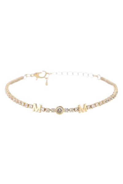 MOM CUBIC ZIRCONIA TENNIS BRACELET