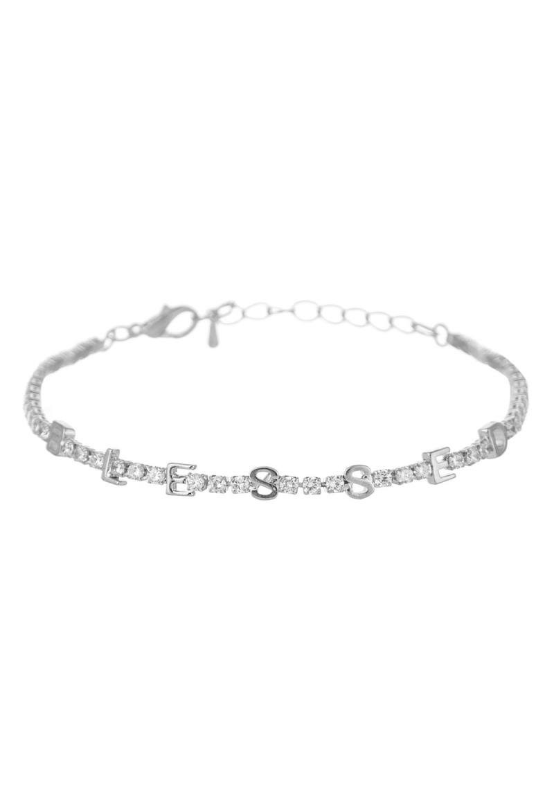 BLESSED CUBIC ZIRCONIA TENNIS BRACELET