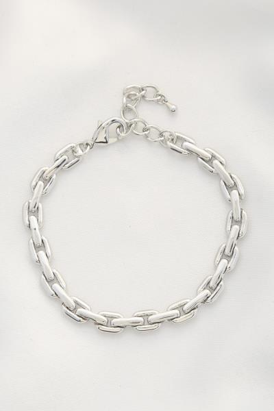 OVAL LINK METAL BRACELET