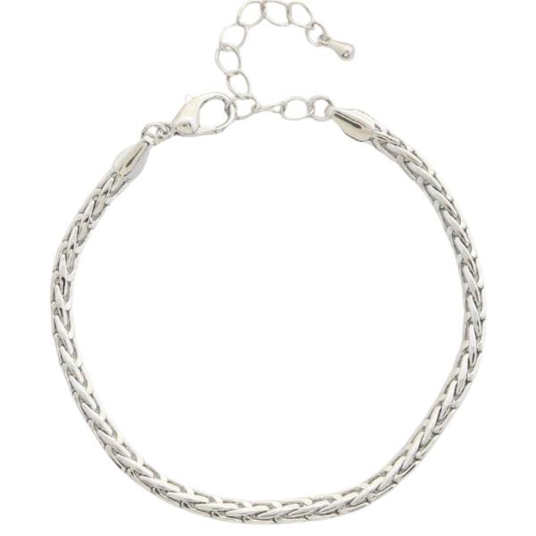 WHEAT LINK METAL BRACELET