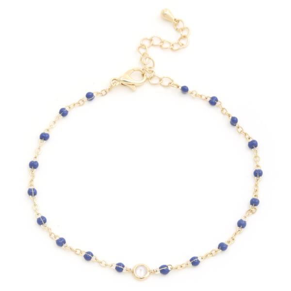 DAINTY CRYSTAL BEADED BRACELET