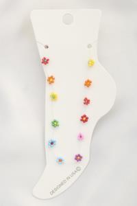 FLOWER STATION BEADED ANKLET