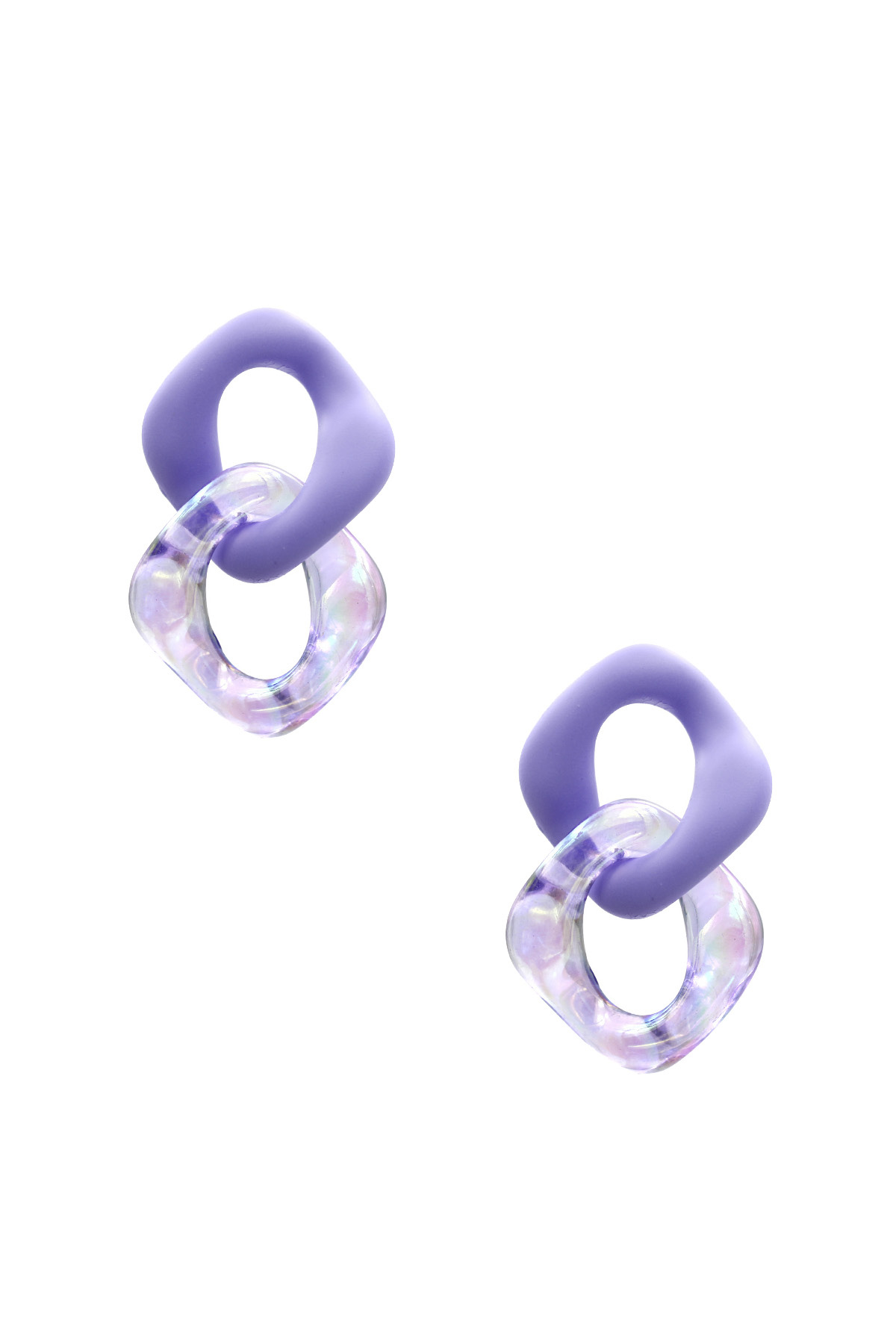 CURB LINK DANGLE EARRING