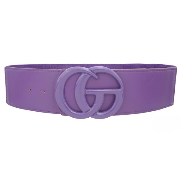 COLOR COATED GO BUCKLE ELASTIC BELT