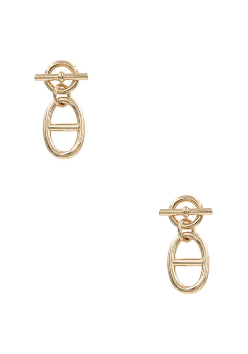 METAL LINK EARRING