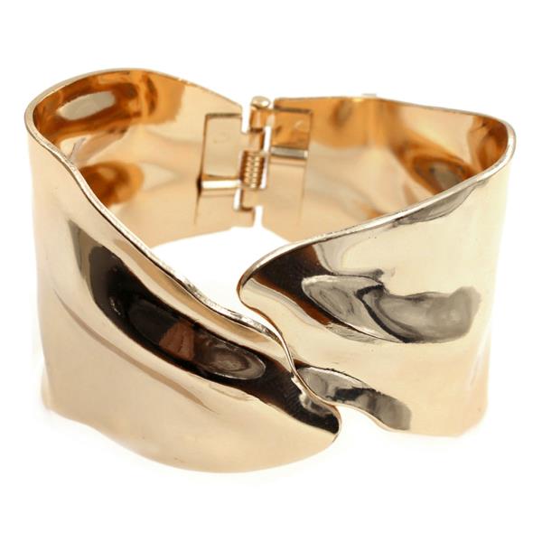 WIDE METAL HINGE BRACELET