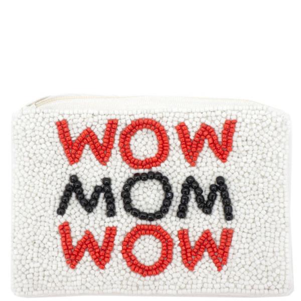""WOW MOM WOW" COIN BAG