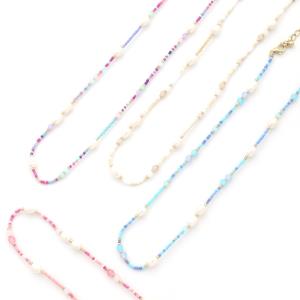 FRESH WATER PEARL SEED BEAD NECKLACE