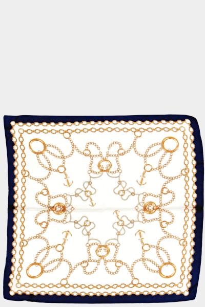 CHAIN PRINTED SILKY BANDANA