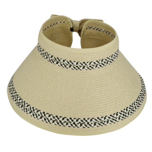 TWO PATTERNS LINE ROLL UP SUN VISOR.