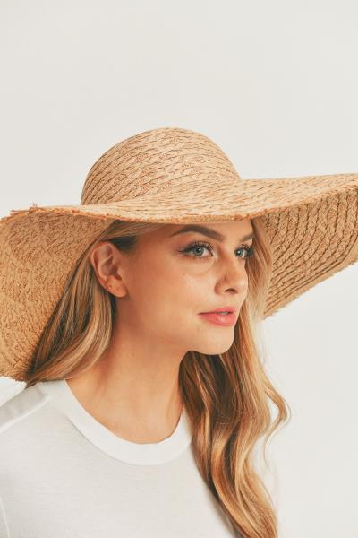 SOLID FLOPPY SUN HAT