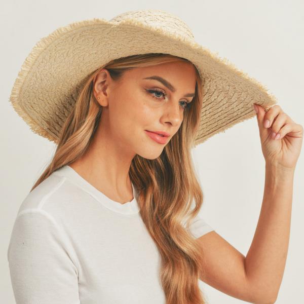 SOLID FLOPPY SUN HAT
