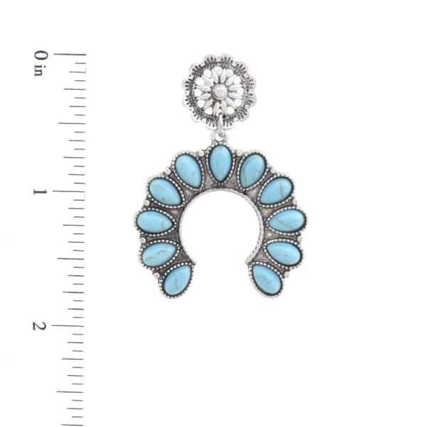 WESTERN RODEO HORSE DANGLE EARRING