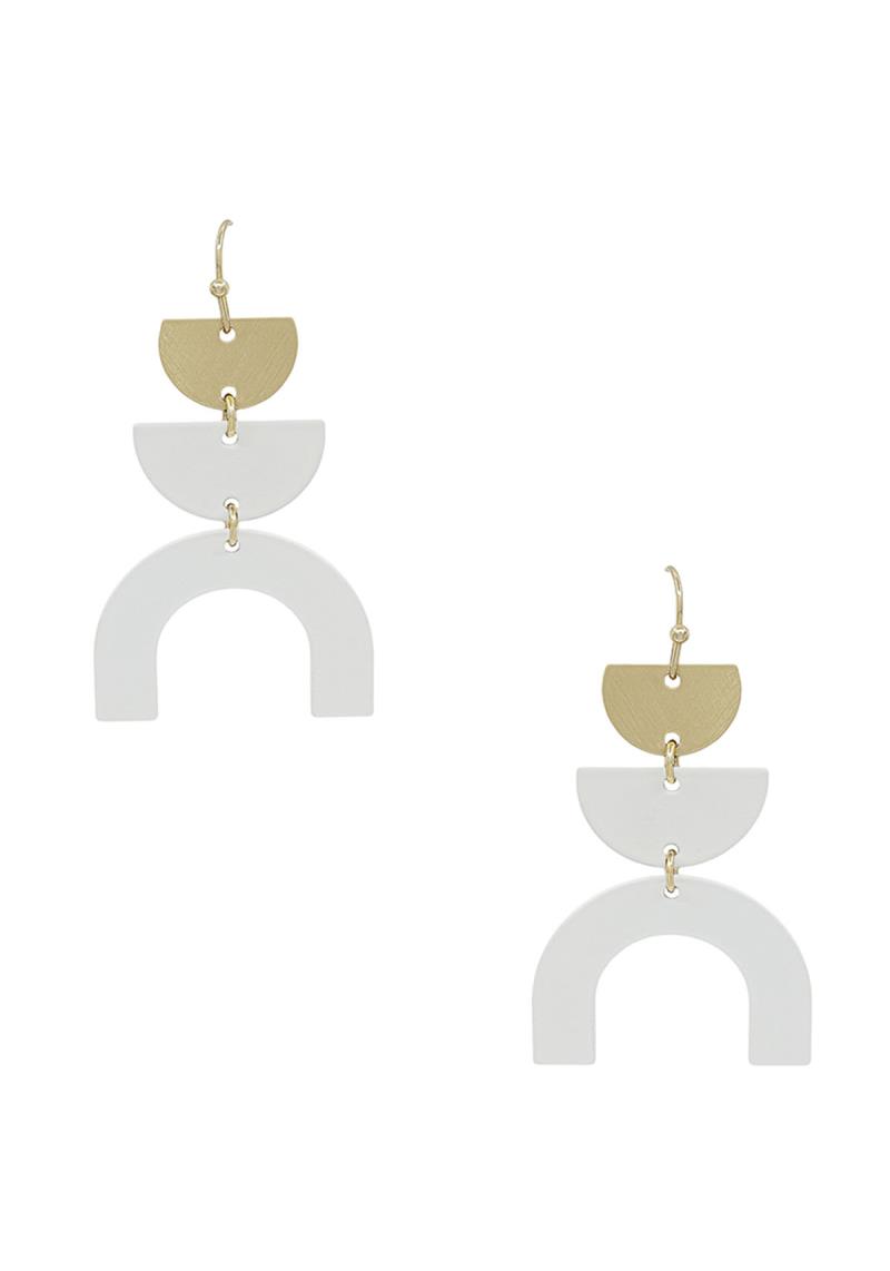 3 DROPS ARCH SHAPE COLOR COATED ER