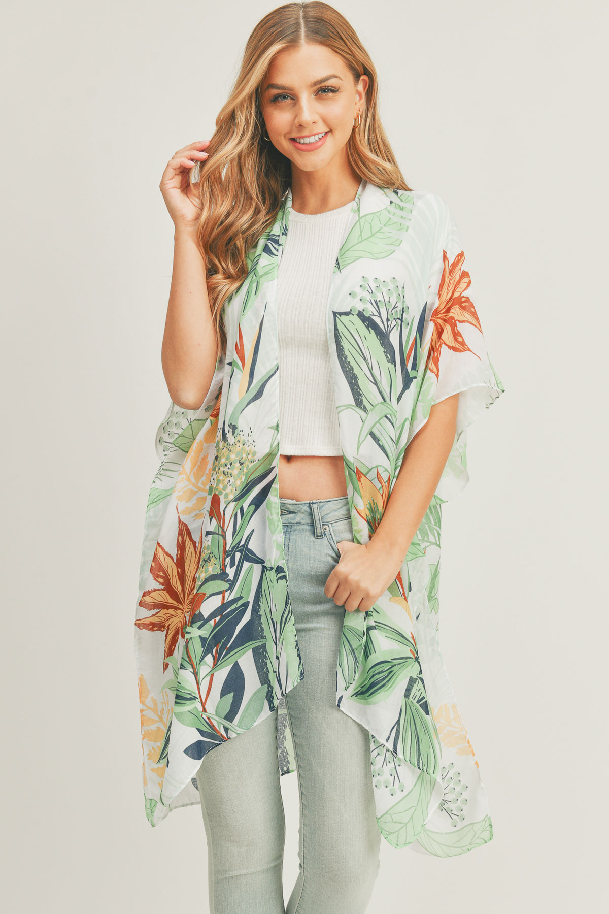 FOREST PRINT KIMONO