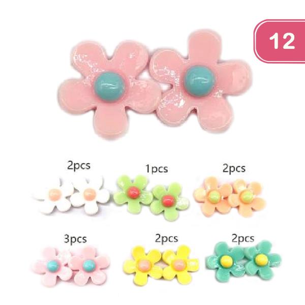 FLOWER EARRING (12 UNITS)