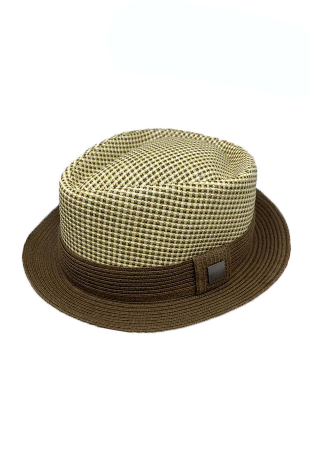 MANS HAT STRAW FEDORA SIZE:L/XL