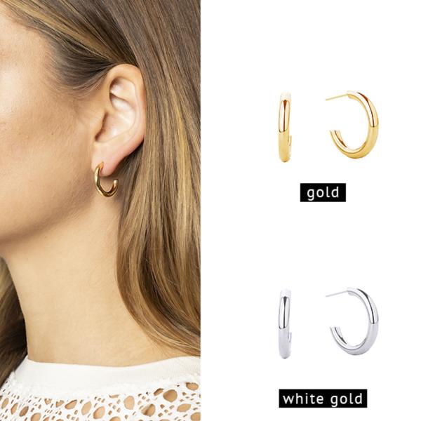 20MM 14K GOLD DIPPED HOOP EARRING