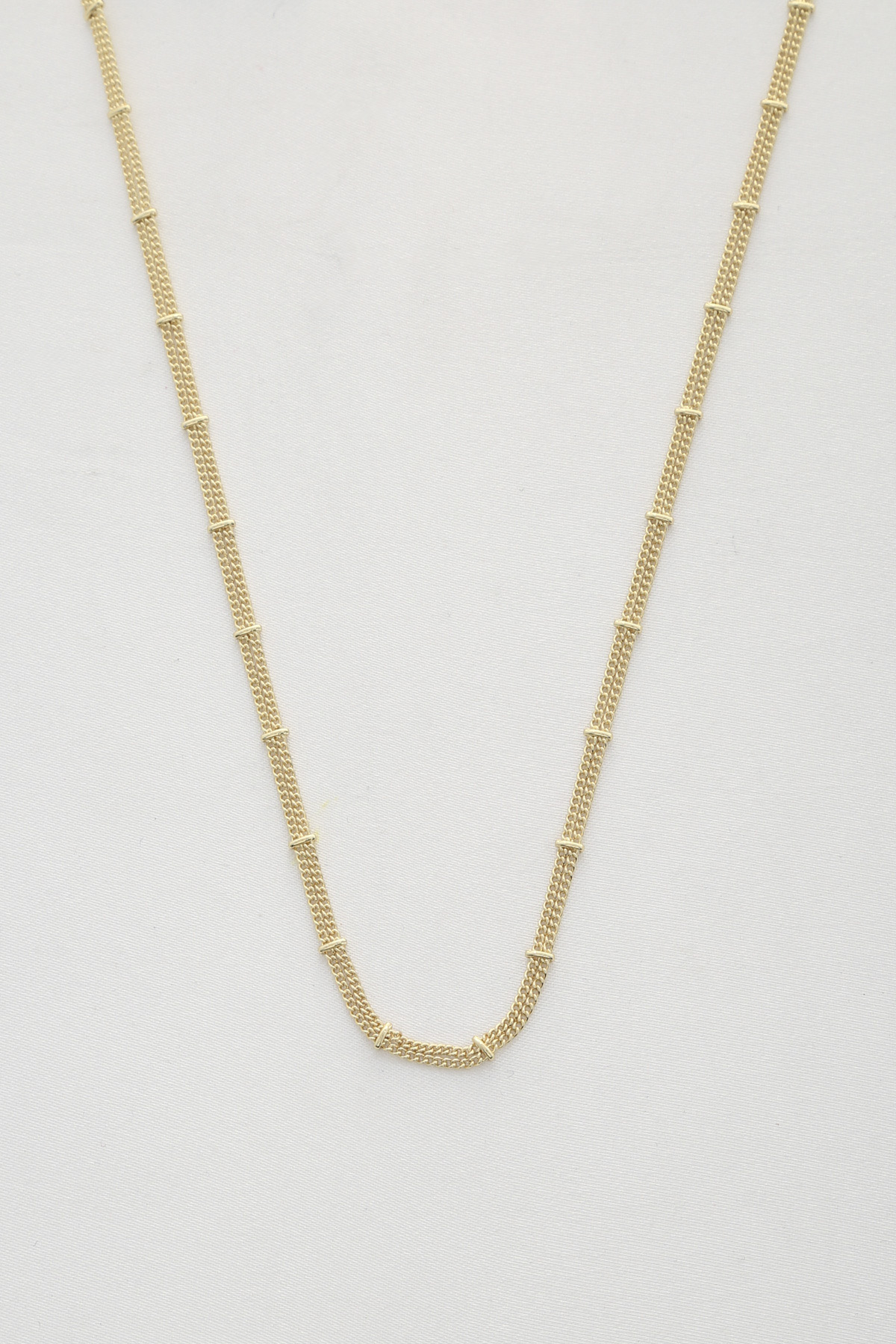 METAL 14K GOLD DIPPED NECKLACE