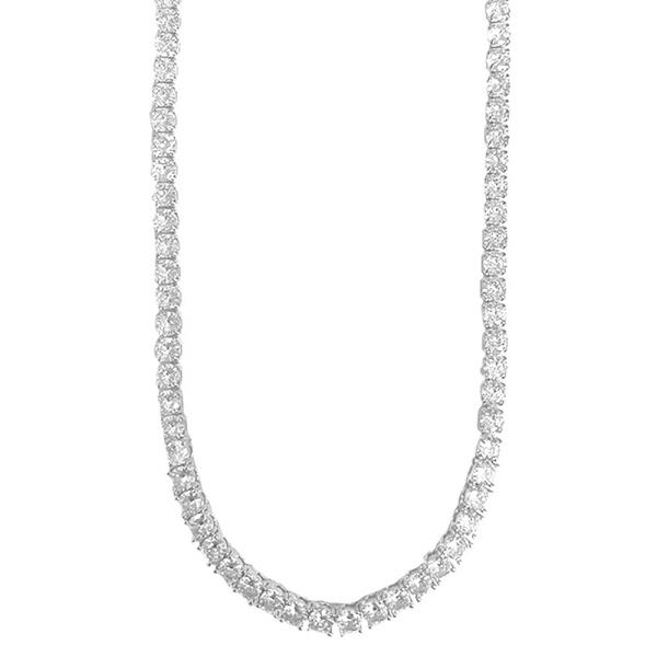 RHINESTONE CUBIC ZIRCONIA 5MM TENNIX NECKLACE