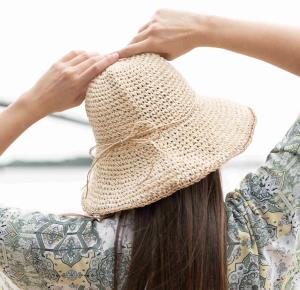 FASHION STRAW SUMMER BUCKET HAT