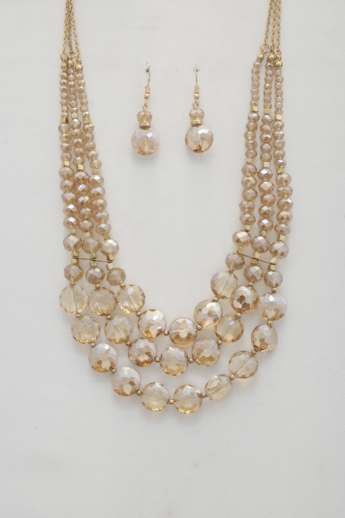 BALL BEAD LAYERED NECKLACE