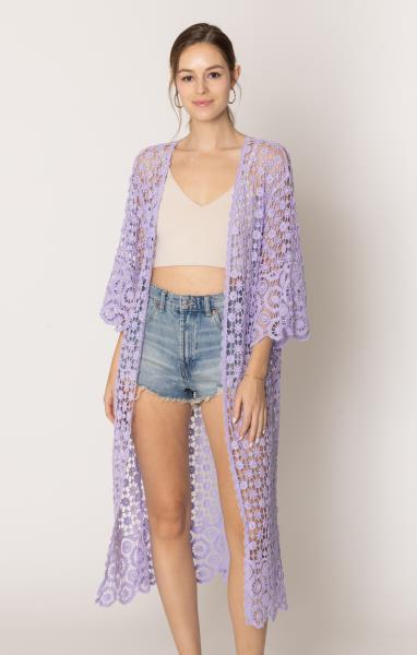 CROCHET LONG CARDIGAN