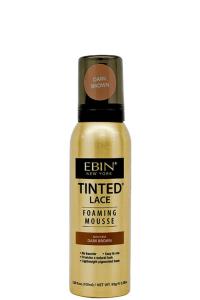 EBIN TINTED LACE FOAMING MOUSSE DARK BROWN