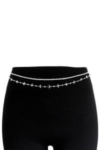 FASHION FLOWER CHAIN BELLY BELT
