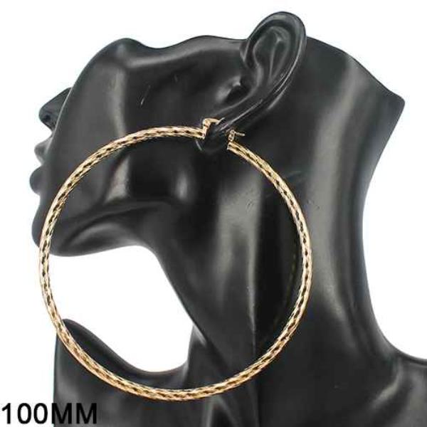 METAL HOOP EARRING