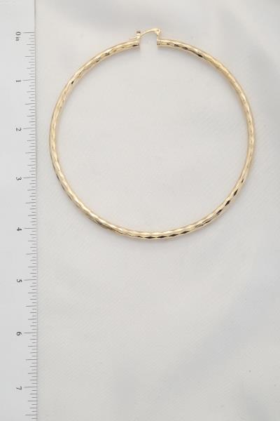 METAL HOOP EARRING