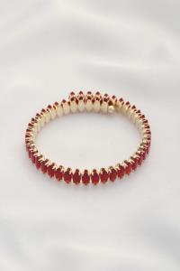 RHINESTONE FLEXIBLE BRACELET