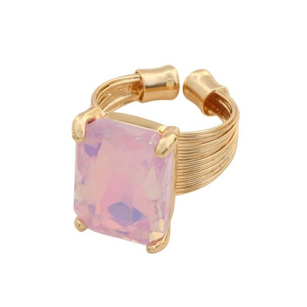 CRYSTAL ADJUSTABLE RING