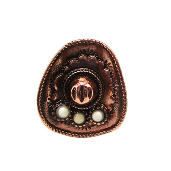 COWBOY HAT METAL RING
