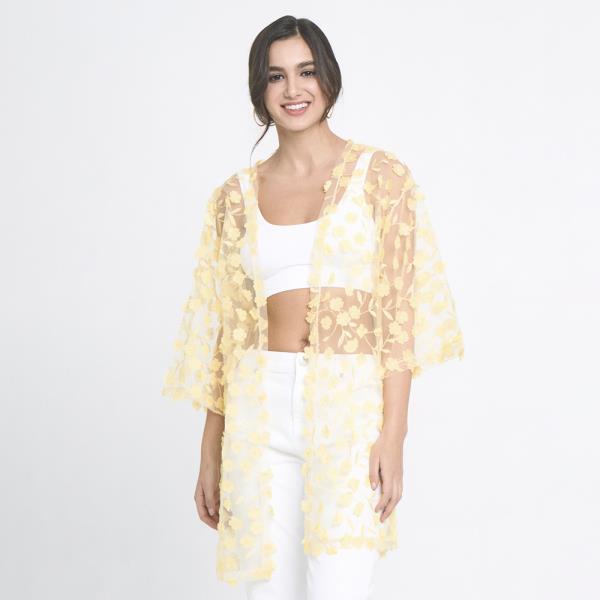 FLOWER LACE KIMONO