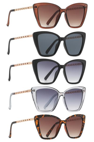 FASHION CAT EYE SUNGLASSES 1DZ