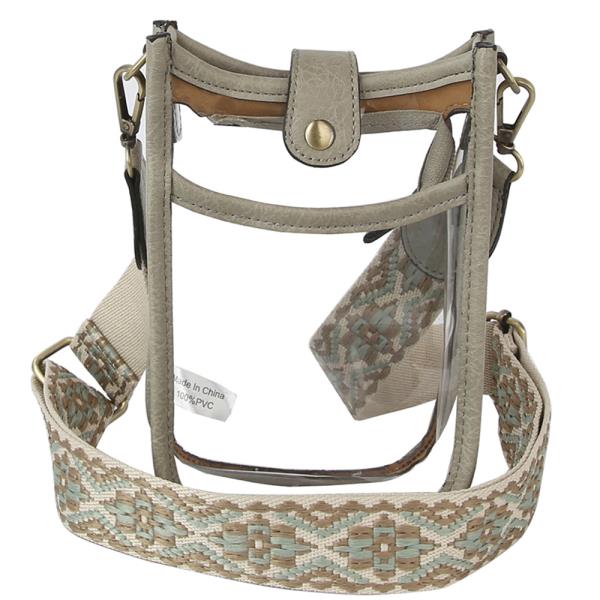 CLEAR CURVE CROSSBODY BAG