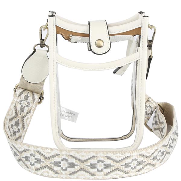 CLEAR CURVE CROSSBODY BAG