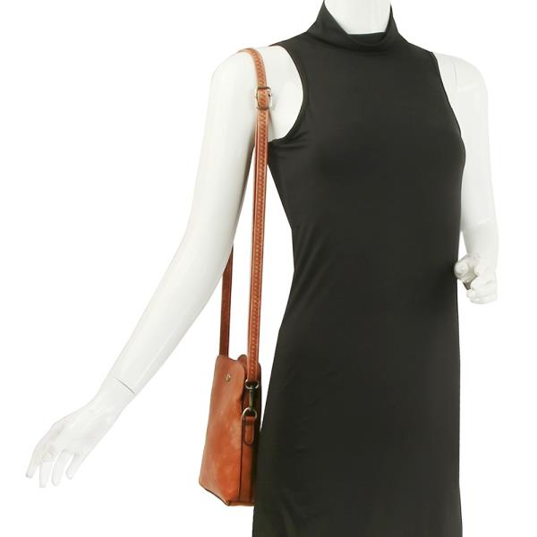 SMOOTH CHIC ZIPPER CROSSBODY BAG