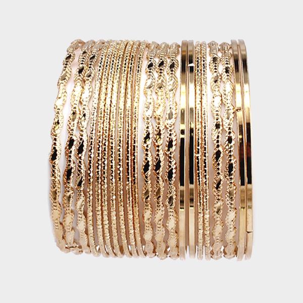 METAL MULTI BANGLE BRACELET SET