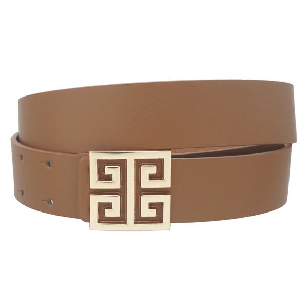 MODERN GREEK KEY PAVE BELT