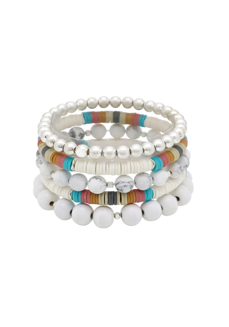 MIXED MATERIAL BRACELET