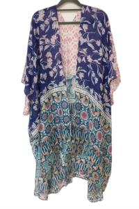 FASHION FLOWER PRINT KIMONO